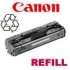 CANON CRG-724 REFILL (reincarcare) CARTUS TONER BLACK